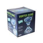 Hộp đựng tiền quay trọng lực trong suốt giảm áp lực Vortex Bank, phễu