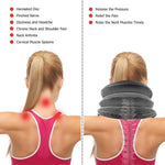 Household Full Cashmere Cervical Traction Instrument Neck Protection Inflatable Cervical Spine Massage Instrument, Full Cashmere (Rose Red), Full Cashmere (Black), Full Cashmere (Coffee), Full Cashmere (Grey), Full Cashmere (Blue), Full Cashmere (Purple)