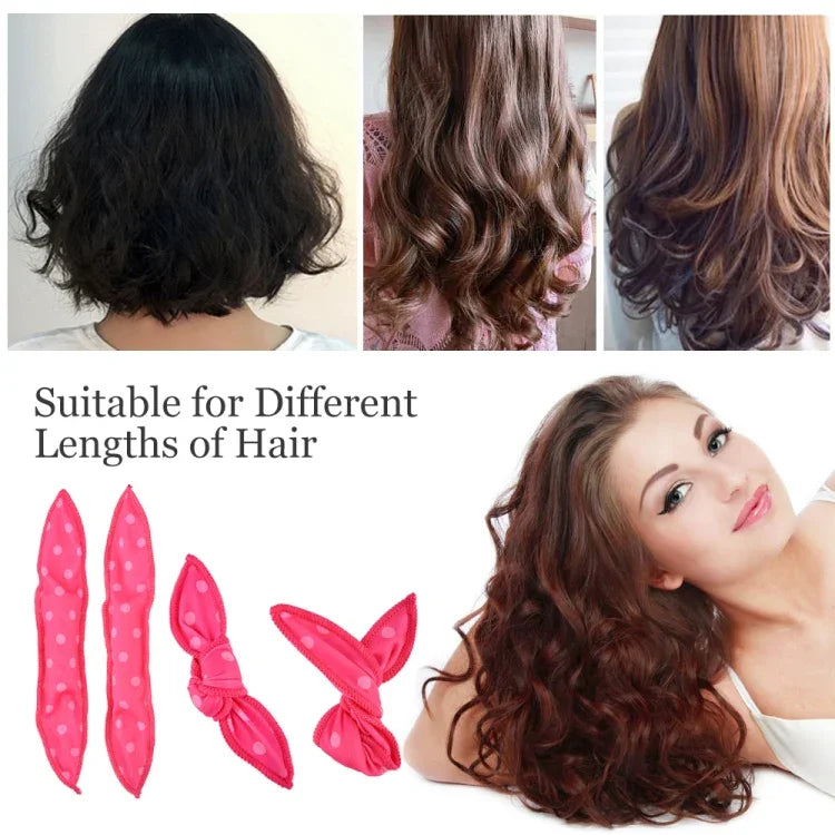 20 cái lô uốn tóc sóng dễ thương hình tai thỏ ngủ