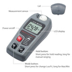 Máy đo ánh sáng kỹ thuật số LCD MT-30 cầm tay cho nhà máy / trường học / nhà ở nhiều dịp, phạm vi: 0.1-200,000 Lux, MT-30