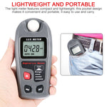 Máy đo ánh sáng kỹ thuật số LCD MT-30 cầm tay cho nhà máy / trường học / nhà ở nhiều dịp, phạm vi: 0.1-200,000 Lux, MT-30