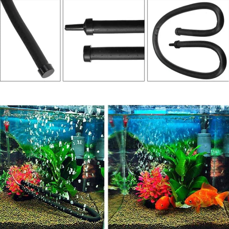Bơm bể cá ống khí bong bóng đầu đôi 105cm, phụ kiện bể cá, thanh khuếch tán oxy không khí cho bể cá và bể nuôi cá, đầu đôi 105cm