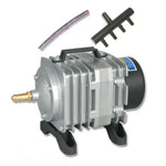 ACO-001 Máy bơm khí điện từ 18W 38L/phút, máy nén khí bể cá hải sản tăng oxy, bộ chia luồng khí, phích cắm Mỹ, ACO-001