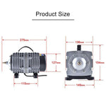 ACO-008 Máy bơm khí điện từ 120W 110L/phút, máy nén bơm khí tăng oxy cho bể cá hải sản, phích cắm US, ACO-008