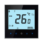 Bộ điều nhiệt phòng loại sưởi nước tải 3A BHT-1000-GA-WIFI màn hình cảm ứng LCD kỹ thuật số WiFi, hiển thị đồng hồ / nhiệt độ / chu kỳ / thời gian / tuần / nhiệt v.v., BHT-1000 3A (Đen), BHT-1000 3A (Trắng)