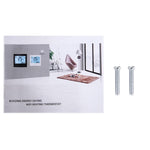 Bộ điều nhiệt phòng loại sưởi nước tải 3A BHT-1000-GA-WIFI màn hình cảm ứng LCD kỹ thuật số WiFi, hiển thị đồng hồ / nhiệt độ / chu kỳ / thời gian / tuần / nhiệt v.v., BHT-1000 3A (Đen), BHT-1000 3A (Trắng)