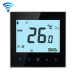 Bộ điều nhiệt phòng loại sưởi nước tải 3A BHT-1000-GA-WIFI màn hình cảm ứng LCD kỹ thuật số WiFi, hiển thị đồng hồ / nhiệt độ / chu kỳ / thời gian / tuần / nhiệt v.v., BHT-1000 3A (Đen), BHT-1000 3A (Trắng)
