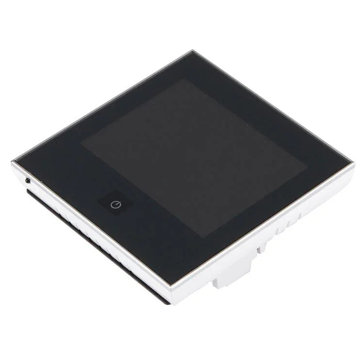 Bộ điều nhiệt phòng quạt cuộn 2 ống loại điều hòa trung tâm BAC-2000 với màn hình LCD cảm ứng, hiển thị tốc độ quạt / đồng hồ / nhiệt độ / thời gian / tuần / nhiệt v.v., BAC-2000 (Đen), BAC-2000 (Trắng)