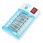 Đèn diệt muỗi ban đêm hiệu quả 4 đèn LED ánh sáng xanh, phích cắm US, AC110V, phích cắm US