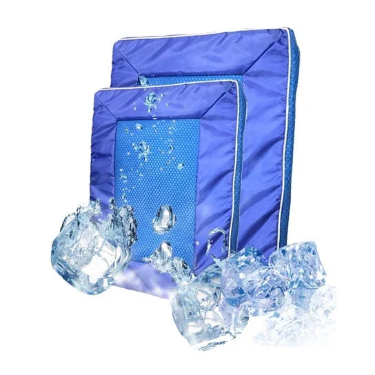 Đệm Giường Mùa Hè Cho Chó Thú Cưng Làm Mát Có Thể Tháo Rời, Lớn, Kích Thước:73*46*4cm, Kích Thước:73*46*4cm