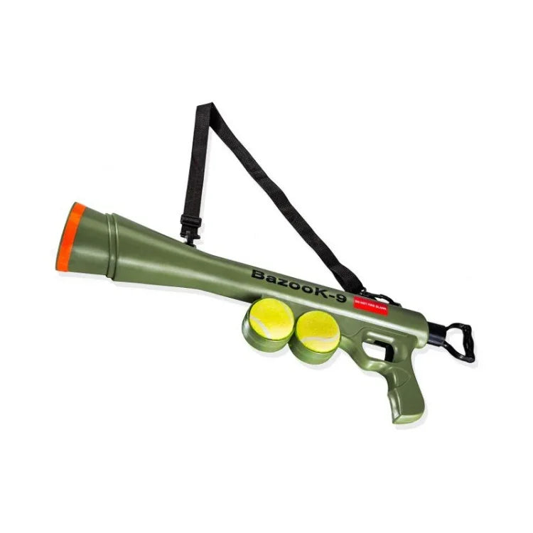 Đồ chơi huấn luyện chó, Bộ phóng bóng tennis điều khiển từ xa, Kích thước: 52*19*9cm, Bộ phóng bóng tennis