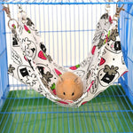 Võng Vải Thú Cưng Ấm Áp Cho Mèo Võng Chuột Hamster Thảm Tổ Giường Thú Cưng, Trung Bình, Kích Thước:33*30cm, Giao Màu Ngẫu Nhiên, Kích Thước:33*30cm