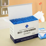 50 miếng khăn giấy phủ bồn cầu dùng một lần cho du lịch, 50 miếng khăn phủ bồn cầu
