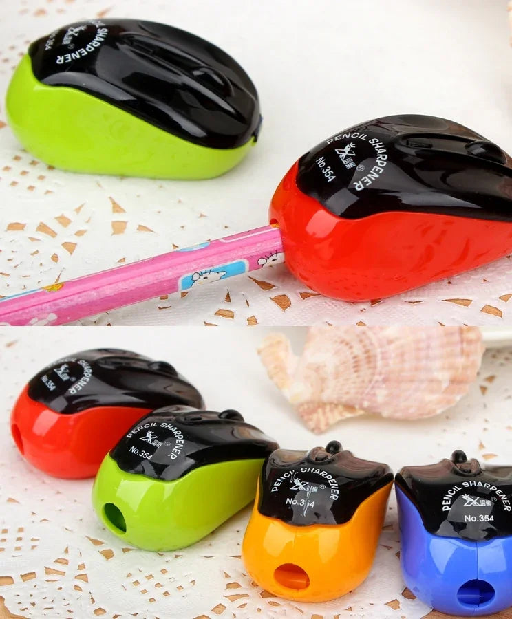 10 Cái Chuốt Bút Chì Kiểu Chuột Sáng Tạo Máy Cơ Học Dụng Cụ Văn Phòng Phòng Học, Giao Màu Ngẫu Nhiên, Kiểu Chuột