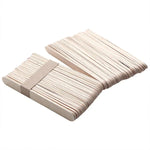 100 Cái Spatula Gỗ 15cm Dụng Cụ Lau Sáp Que Kem, Dụng Cụ Lau Sáp