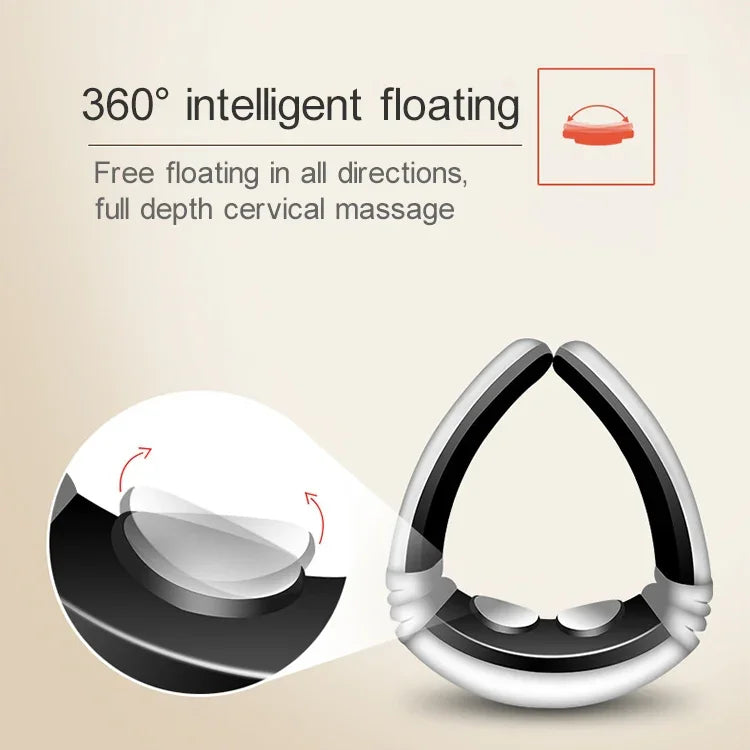 Máy Massage Điện Xung Vai Cổ Lưng 1300 mAh Sạc USB, Máy Massage Điện Xung