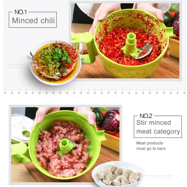 Dụng cụ nhà bếp mini đa năng cắt thái rau củ quả thủ công, dụng cụ cắt đa năng