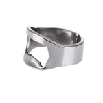 10 cái mở nắp chai bia và lon kiểu nhẫn kim loại, đường kính trong: 2.2cm, bộ 10 cái kiểu nhẫn