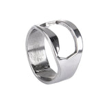 10 cái mở nắp chai bia và lon kiểu nhẫn kim loại, đường kính trong: 2.2cm, bộ 10 cái kiểu nhẫn
