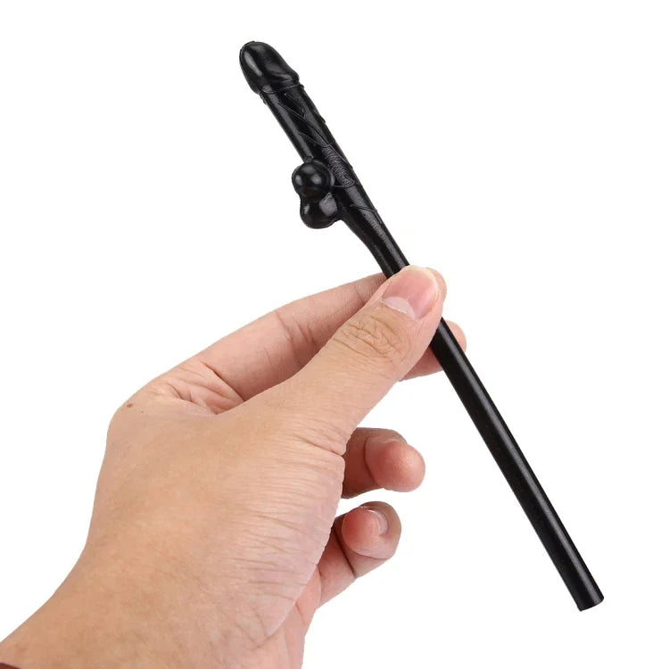 10 ống hút Dicky, Chiều dài: khoảng 19cm, Ống hút Dicky (Màu đen)