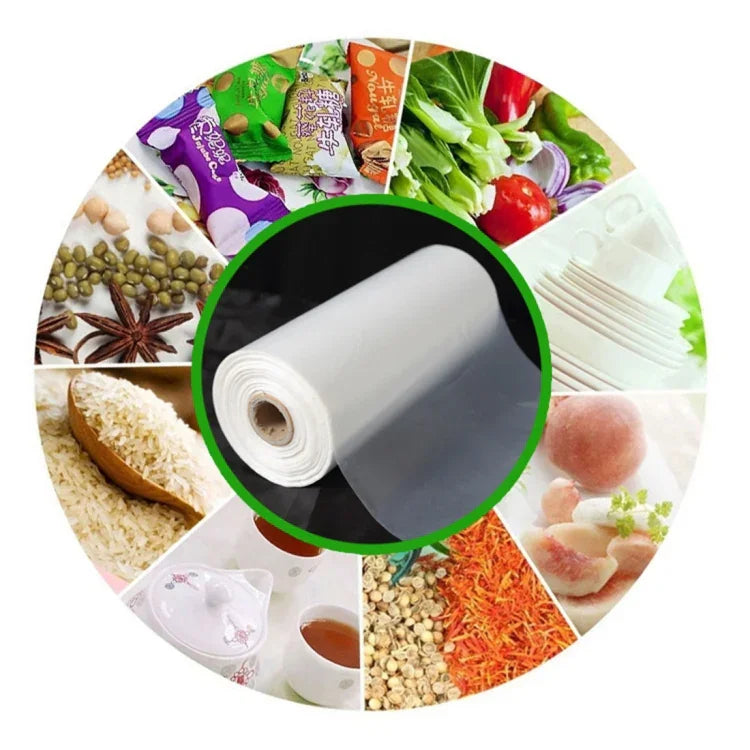 Túi bảo quản thực phẩm dạng cuộn túi giữ tươi thực phẩm túi hạt PE, Kích thước: 25*35cm, Kích thước: 25*35cm