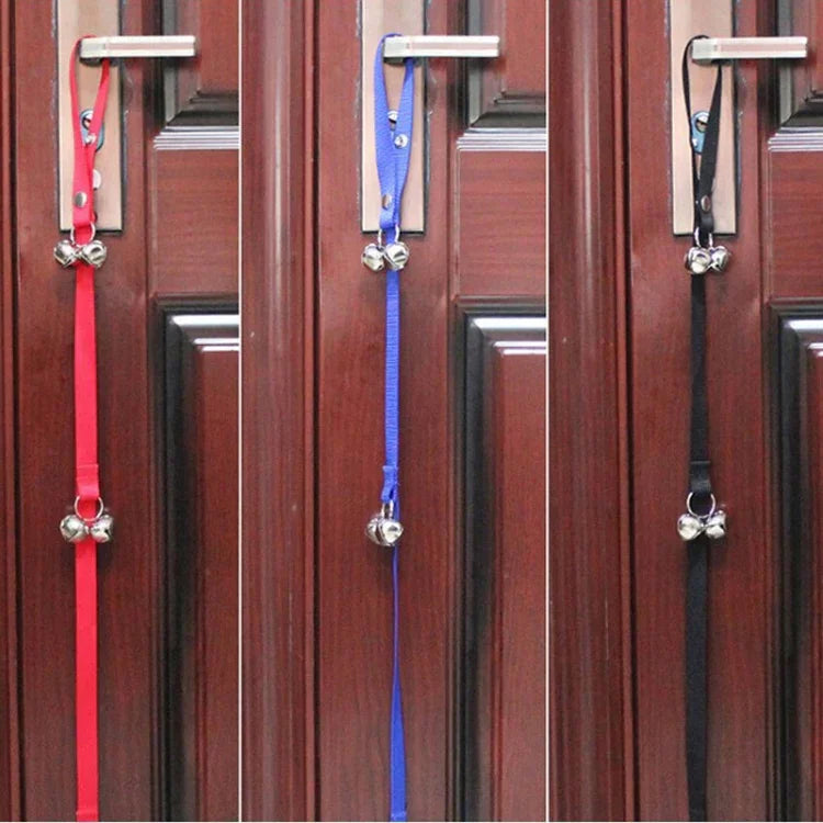 Dây kéo dây dù chuông huấn luyện chó, dây kéo chuông cửa chống mất chó với 7 chuông