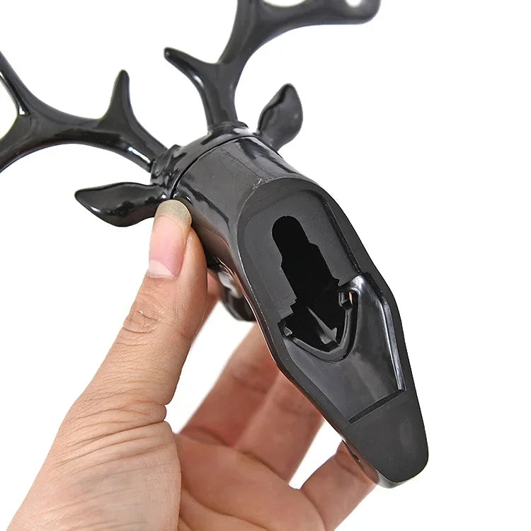 Móc treo trang trí đầu hươu ba chiều đa chức năng sáng tạo, móc treo áo phong cách cổ điển, giao kiểu ngẫu nhiên