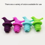 2 cái nút chai bia rượu hình chim sáng tạo bằng silicone giao màu ngẫu nhiên, 10 cái hình chim