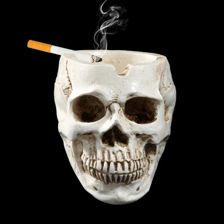 Dụng cụ Halloween Gạt tàn xương sọ nhựa Trang trí nhà cá tính