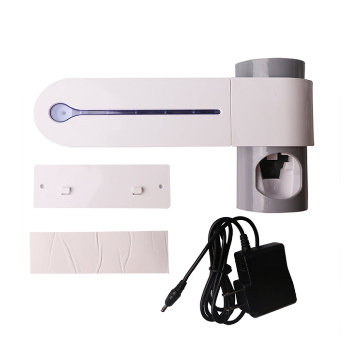 Máy phân phối kem đánh răng tự động, máy tiệt trùng bàn chải đánh răng UV tia cực tím, giá đỡ lưu trữ