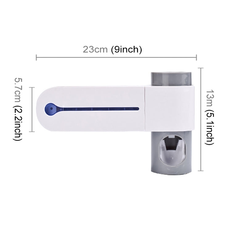 Máy phân phối kem đánh răng tự động, máy tiệt trùng bàn chải đánh răng UV tia cực tím, giá đỡ lưu trữ
