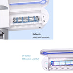 Máy phân phối kem đánh răng tự động, máy tiệt trùng bàn chải đánh răng UV tia cực tím, giá đỡ lưu trữ