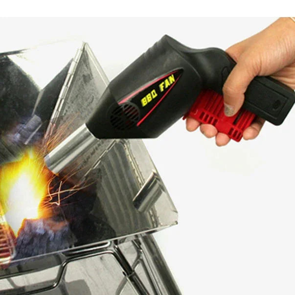 Dụng cụ thổi than nướng ngoài trời cầm tay, thổi than BBQ thủ công bằng tay