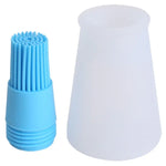 Cọ silicon nhà bếp, cọ quét dầu, bình đựng dầu, màu giao ngẫu nhiên, 11.5x5cm