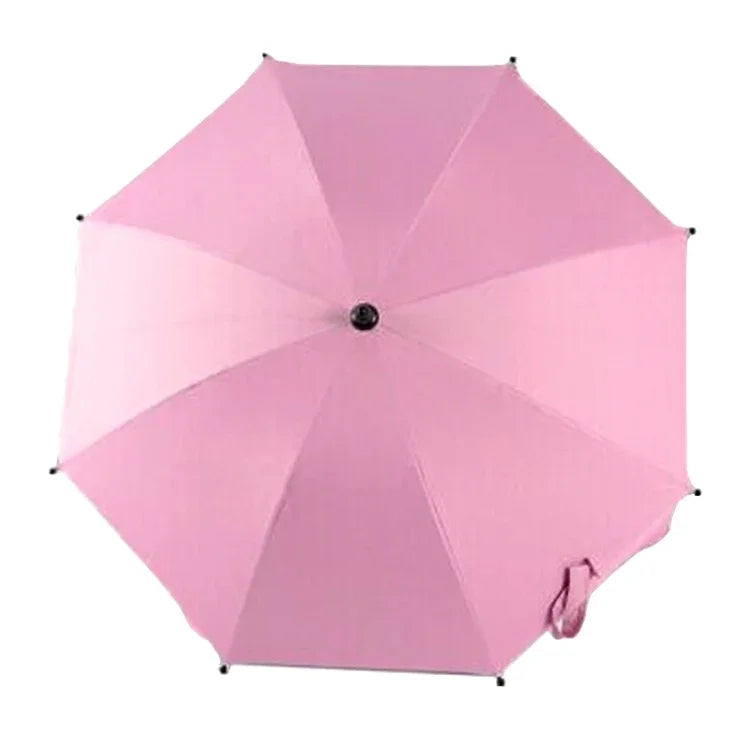 Dù điều chỉnh được cho xe golf, xe đẩy trẻ em và xe lăn, bảo vệ khỏi mưa và nắng, màu xanh da trời, hồng