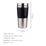 Cốc inox cách nhiệt đôi 430ml dùng trong xe hơi chai nước kinh doanh