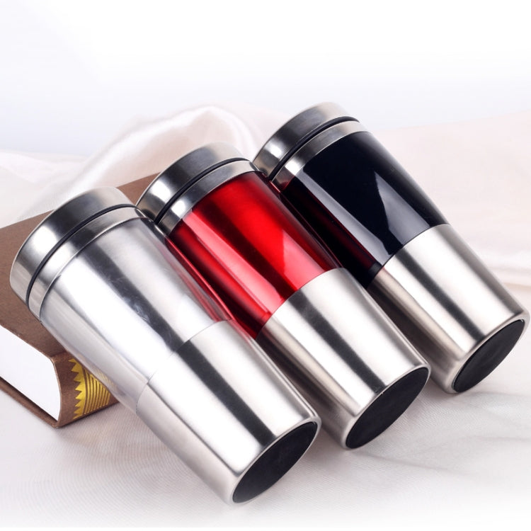 Cốc inox cách nhiệt đôi 430ml dùng trong xe hơi chai nước kinh doanh