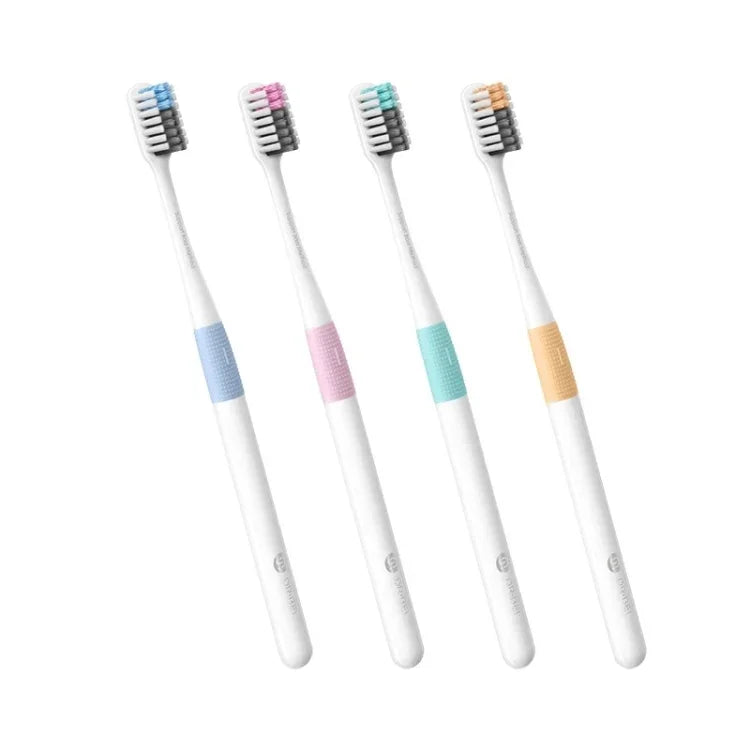Bộ 4 bàn chải đánh răng mềm phương pháp Bass Xiaomi Mijia Dr.Bei chính hãng, 4 cái