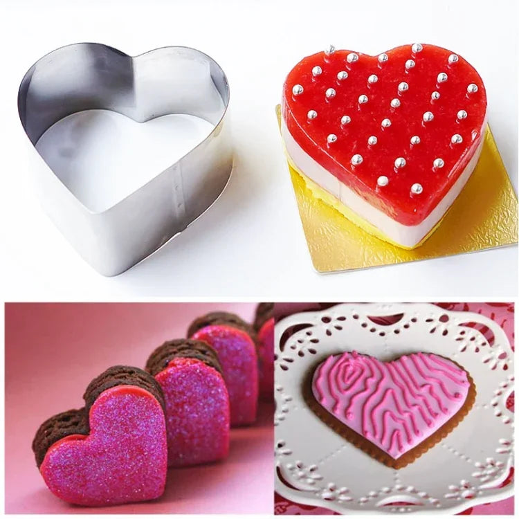 3 bộ khuôn làm bánh quy poker bằng thép không gỉ hình lá bài, khuôn bánh fondant hình bích, trái tim, dao cắt bánh quy, 3 bộ