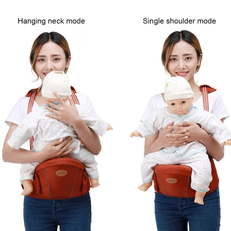 Địu em bé công thái học có ghế hông cho bé, có dải phản quang, dùng cho bé từ 0-3 tuổi