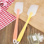 Bộ 5 dụng cụ làm bánh, dụng cụ cạo kem silicone trong suốt chịu nhiệt cao, thìa phết bánh, giao màu ngẫu nhiên