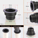 3 nút bịt nối silicone chống mùi kéo dài cống nhà bếp, giao màu ngẫu nhiên, nối silicone kéo dài cống