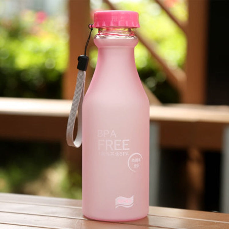 Bình nước soda nhựa chống rò rỉ 550ml, tiện lợi, kín, đơn giản, bình nước sinh viên cầm tay, 550ml