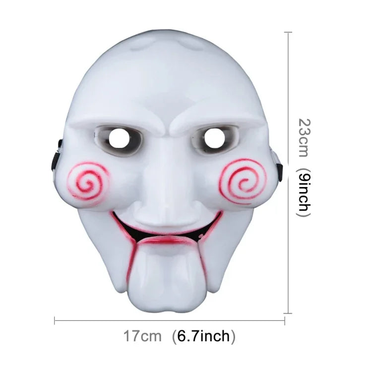 Mặt nạ Halloween bằng nhựa Lễ hội Halloween Mặt nạ Saw lộng lẫy, Tiệc lễ hội