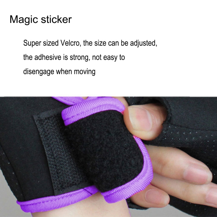 Găng tay nửa ngón unisex đi xe ngoài trời chống trượt thoáng khí, kích thước: S, lòng bàn tay: 16*12*3.0cm