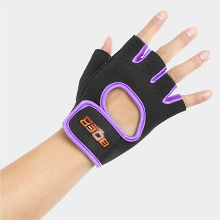 Găng tay nửa ngón unisex đi xe ngoài trời chống trượt thoáng khí, kích thước: S, lòng bàn tay: 16*12*3.0cm
