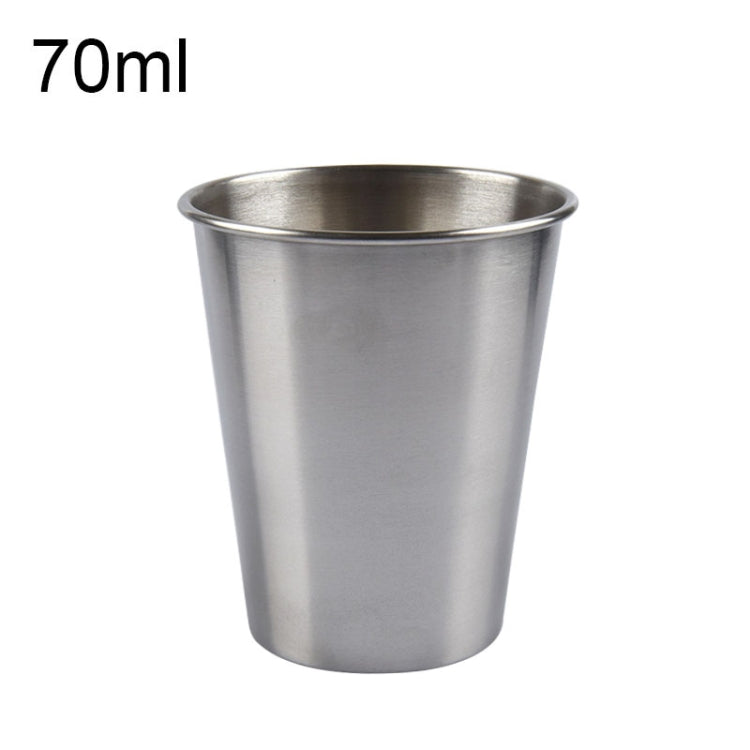 Cốc rượu inox đánh bóng đơn 70ml (bạc), 70ml