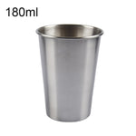 Cốc rượu inox đánh bóng điện đơn 180ml (bạc), 180ml