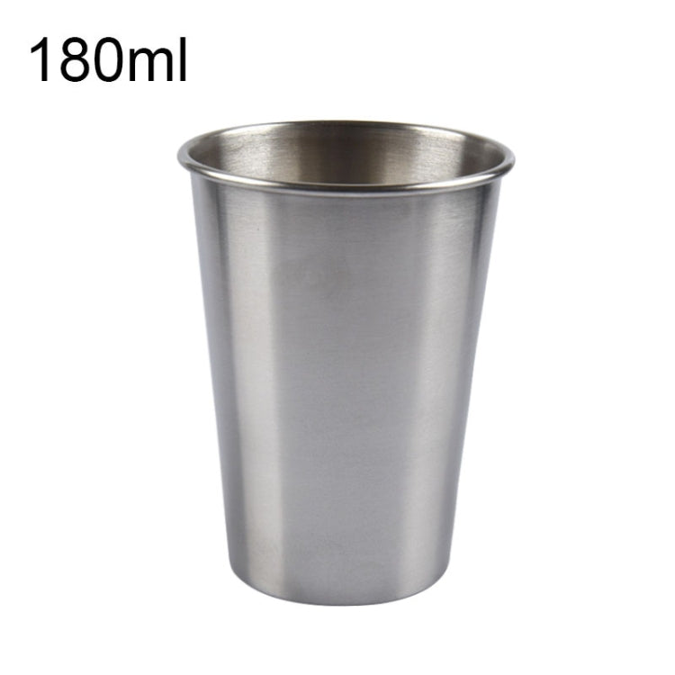 Cốc rượu inox đánh bóng điện đơn 180ml (bạc), 180ml
