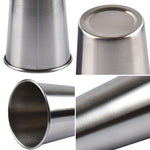 Cốc rượu inox đánh bóng điện đơn 180ml (bạc), 180ml